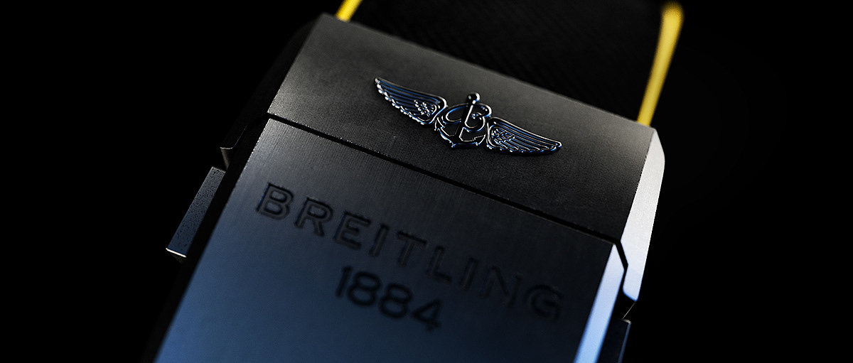 black，Wrist watch，Breitling，