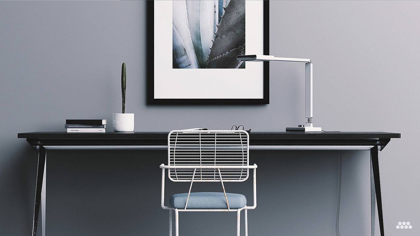 Desk lamp，Minimalist，details，texture，Ergonomics，