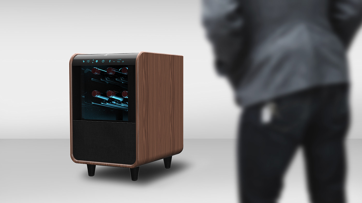 red dot，PIN UP，wine cabinet，Wine table，T-cellar，