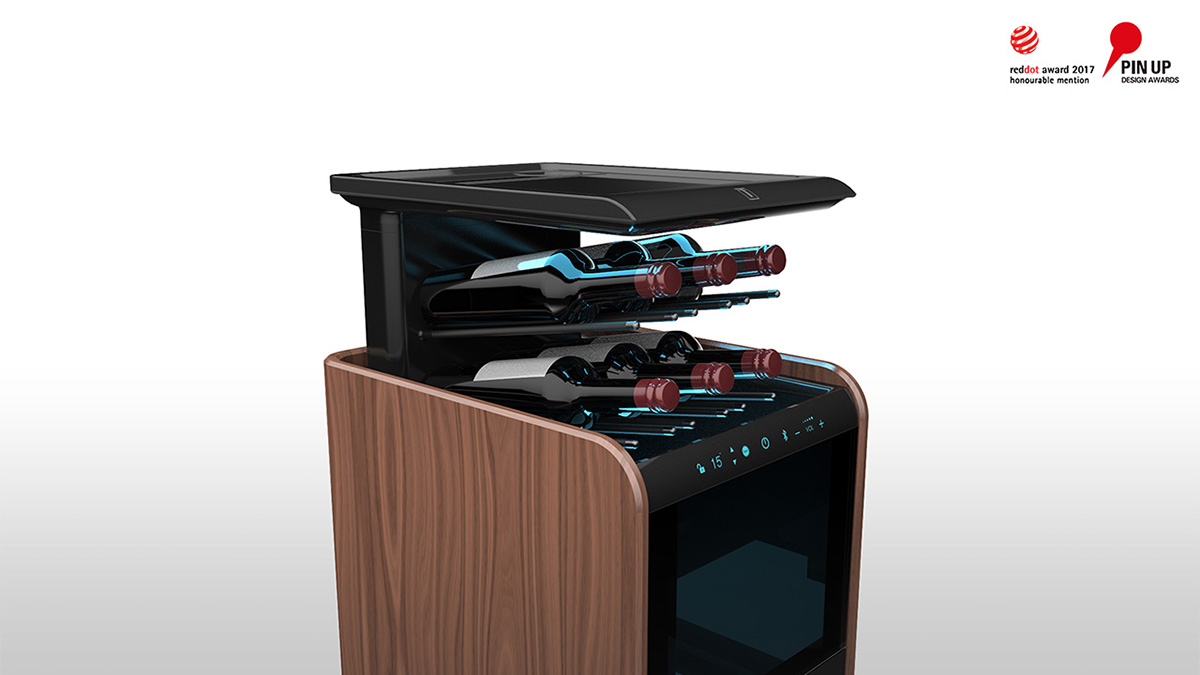 red dot，PIN UP，wine cabinet，Wine table，T-cellar，