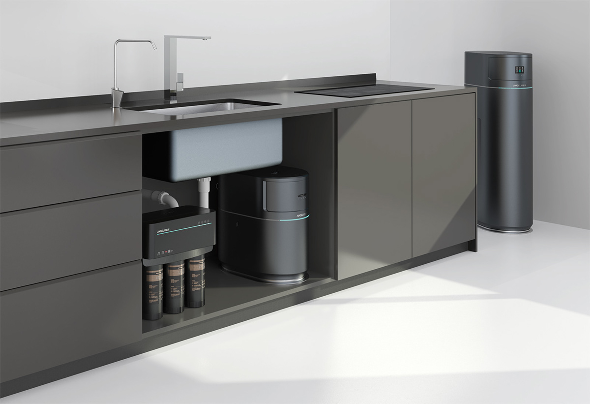 black，Water purifier，Angel，