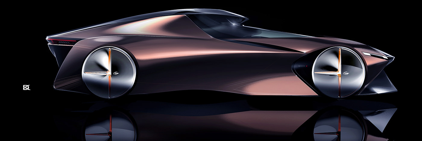 Concept Car，high-end, sophisticated and classy，energy conservation，