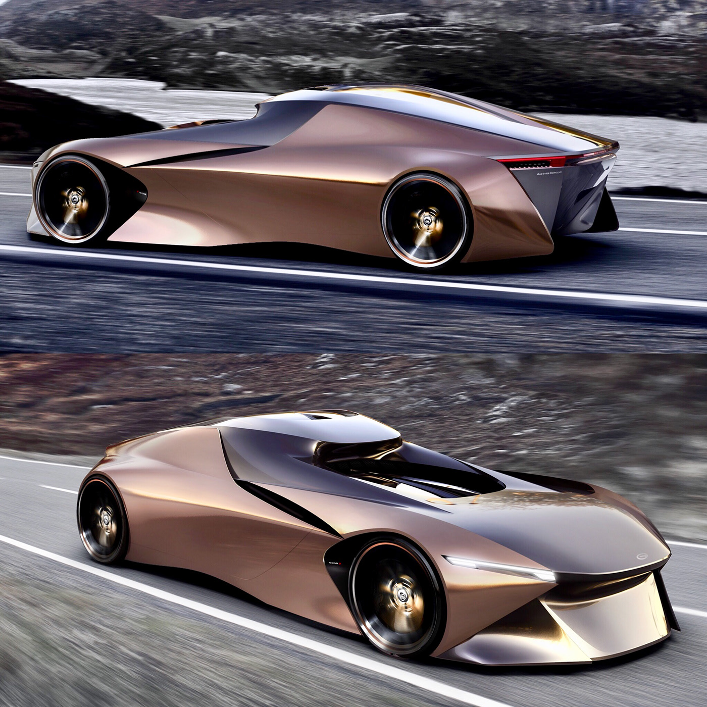 Concept Car，high-end, sophisticated and classy，energy conservation，