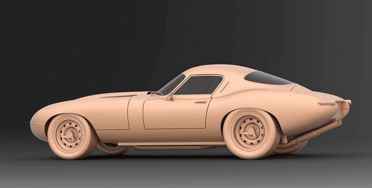 Eagle E，cgi，modeling，jaguar，Jaguar，automobile，