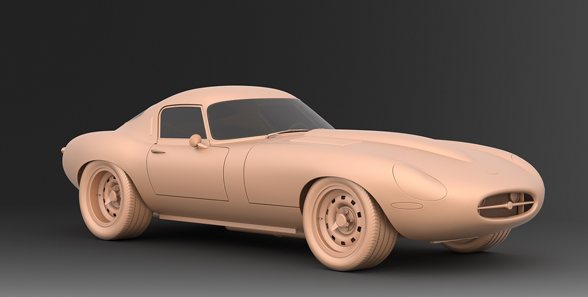 Eagle E，cgi，modeling，jaguar，Jaguar，automobile，