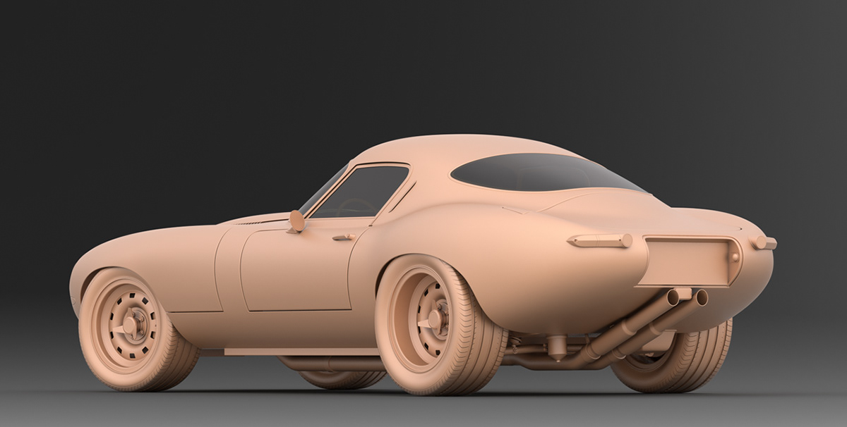 Eagle E，cgi，modeling，jaguar，Jaguar，automobile，