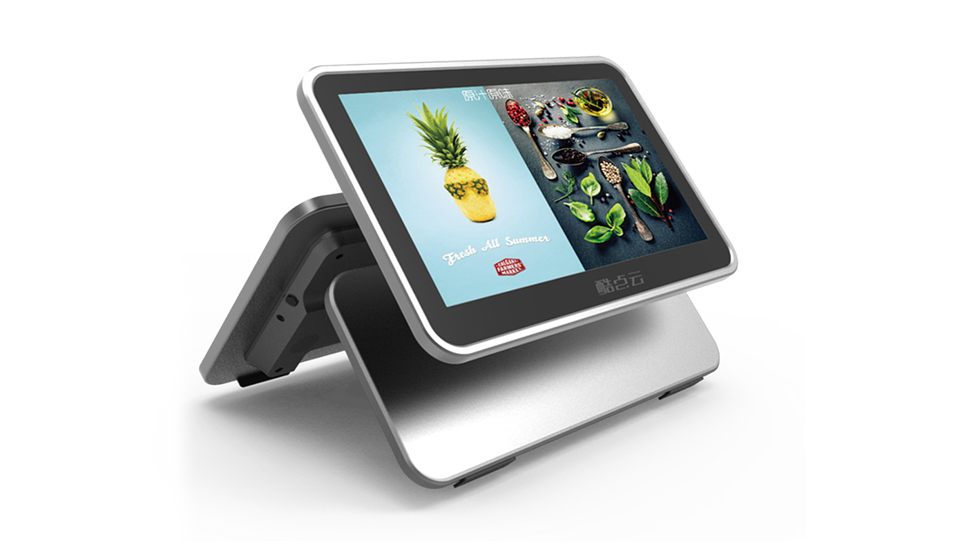 industrial design，product design，Design of touch screen cash register，Design of intelligent cash register，