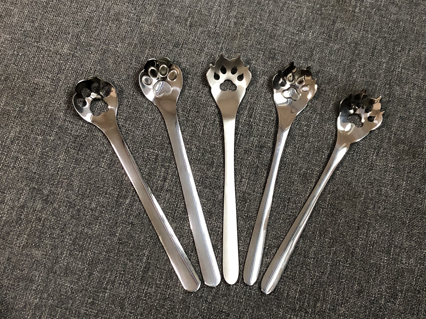 Cat claw spoon，304 stainless steel，Creative tableware，Coffee spoon，A stirring spoon，