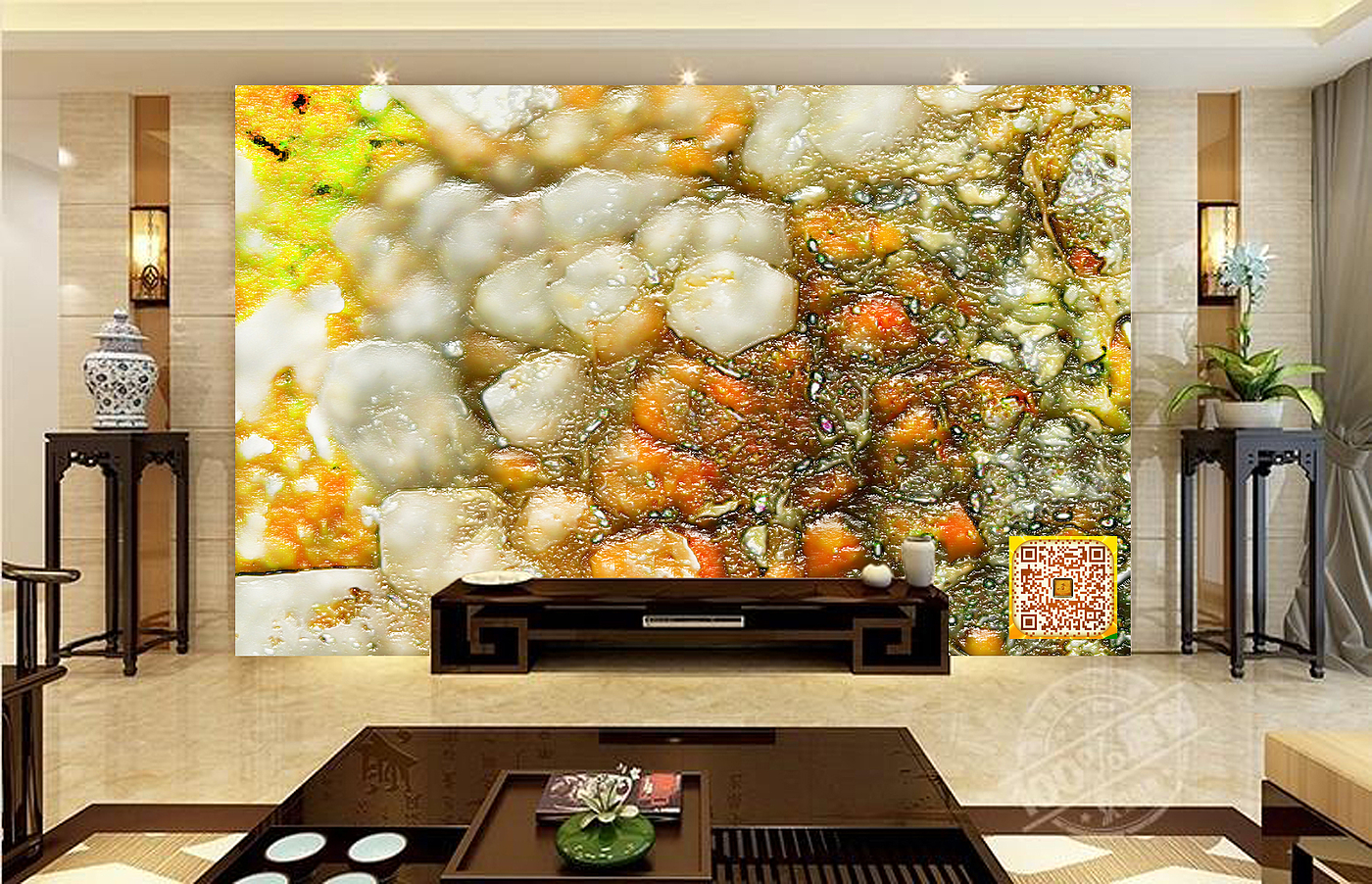MICAHSO，Natural art treasures，Many blessings and many longevity，Fruitful，Art，