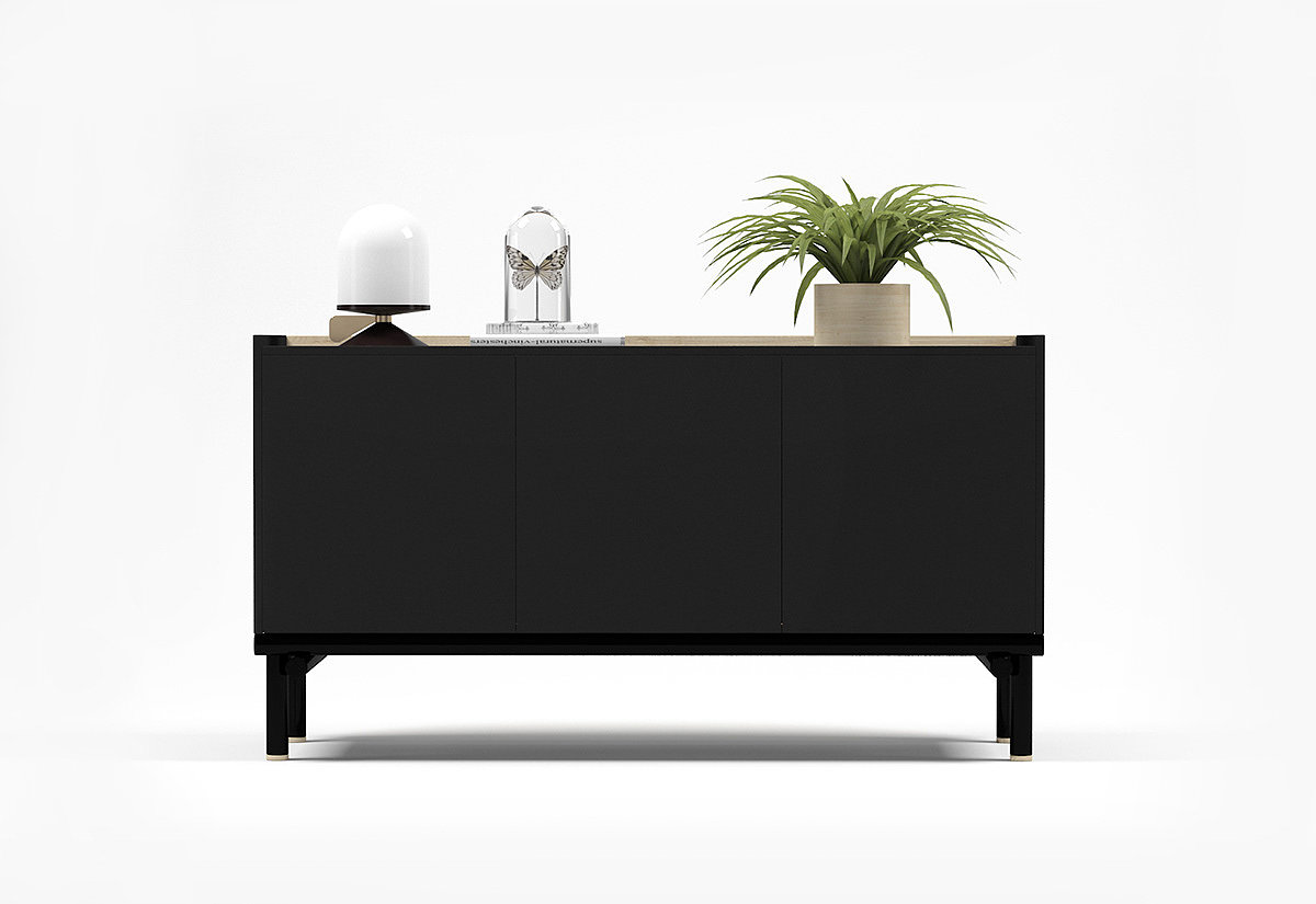 黑色，家具，Furniture collection，