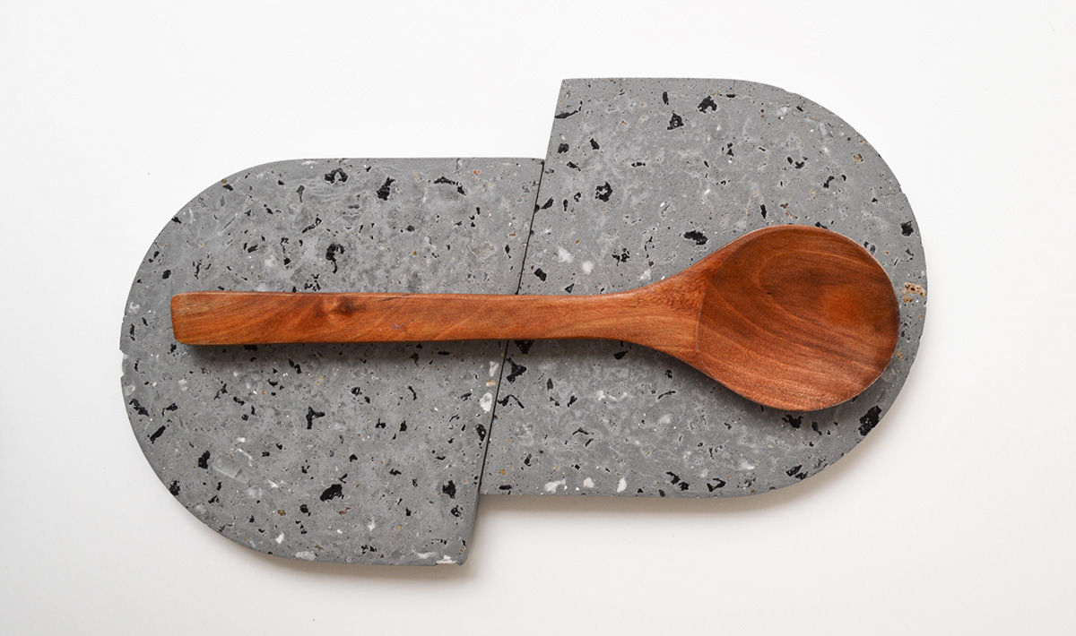 Concrete terrazzo coaster，Stone，Stein series，