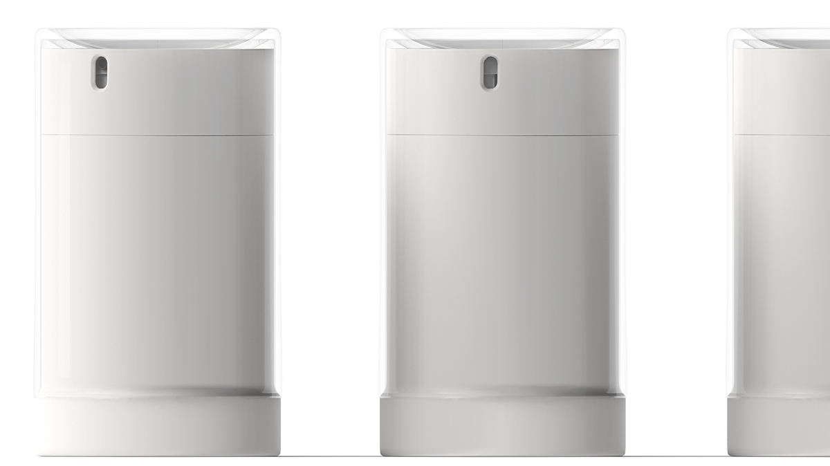 Plastic，white，Portable cosmetic bag，