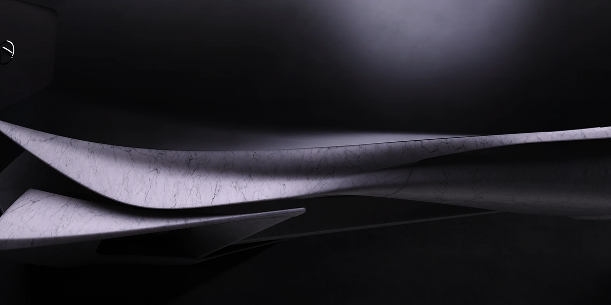concept，Lexus，Marble，Digital art，Detail drawing，vehicle，