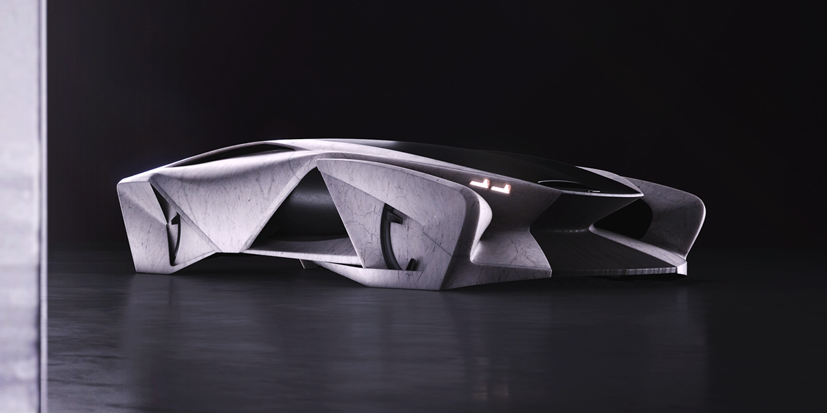 concept，Lexus，Marble，Digital art，Detail drawing，vehicle，