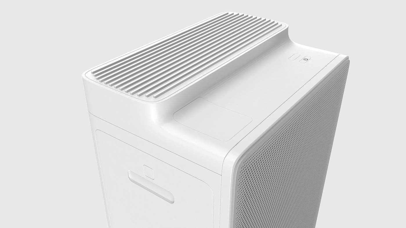 air，purifier，Render，modeling，