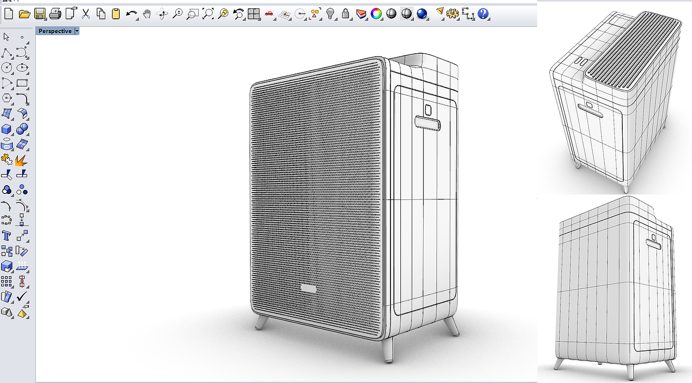air，purifier，Render，modeling，