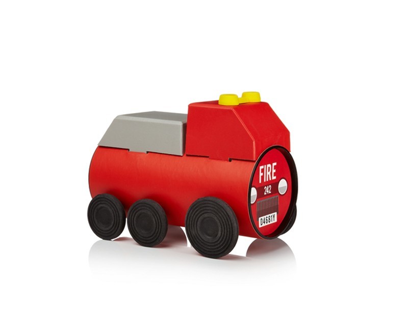 bright，innovate，train，fire engine，