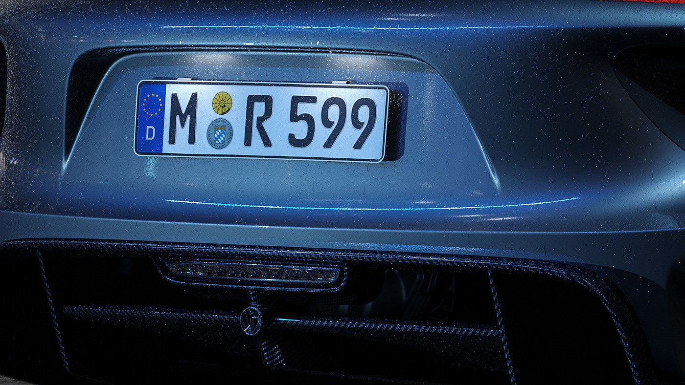 Porsche，nine hundred and eighteen，cgi，automobile，texture of material，Electric sports car，
