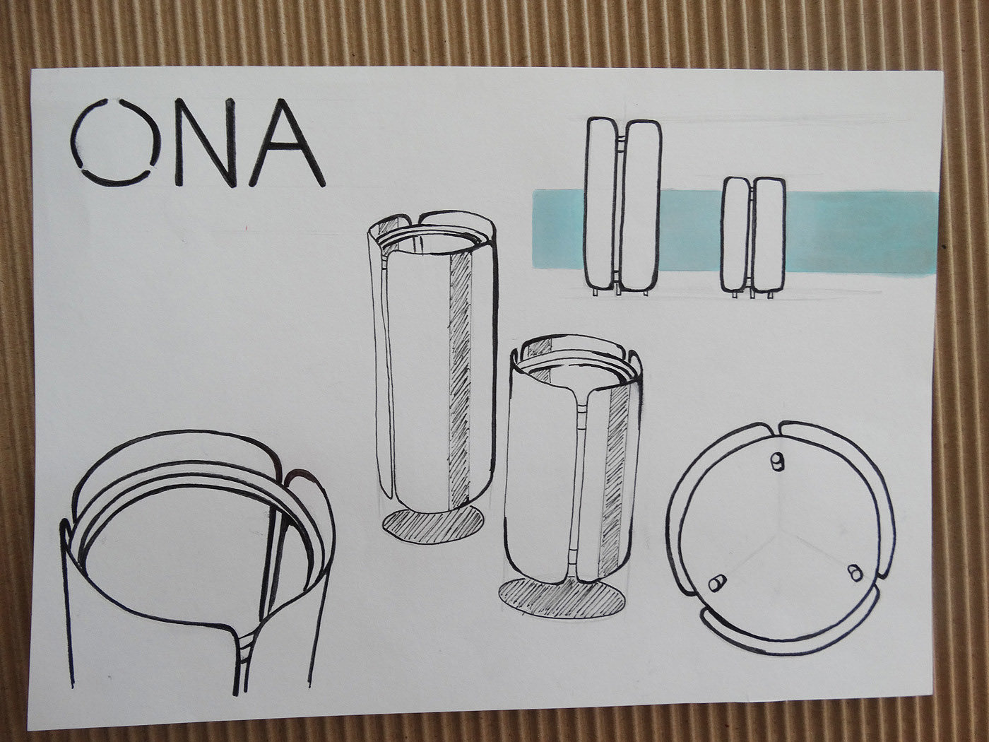 Simplicity，split，removable，environment protection，trash can，