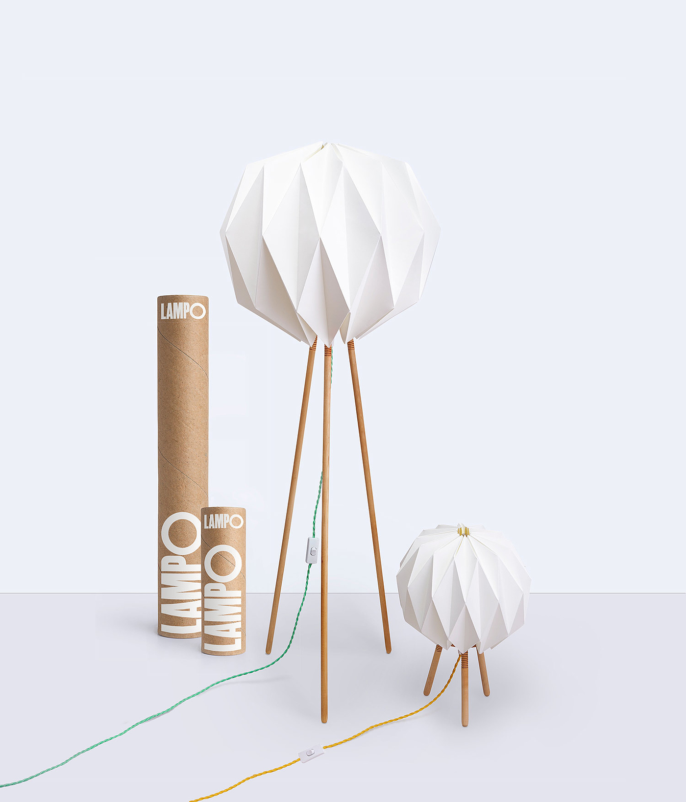 Desk lamp，Origami，Home Furnishing，Simplicity，originality，