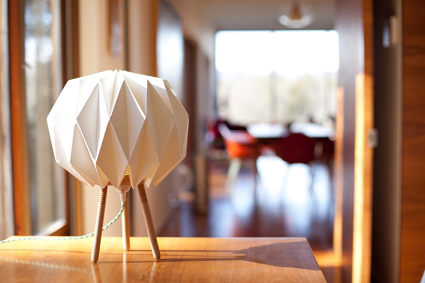 Desk lamp，Origami，Home Furnishing，Simplicity，originality，