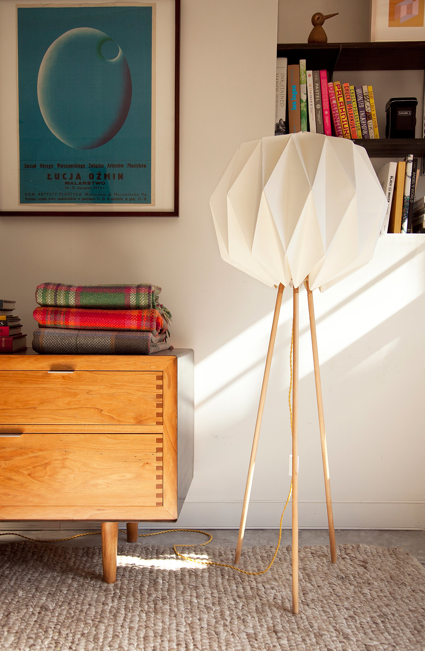 Desk lamp，Origami，Home Furnishing，Simplicity，originality，