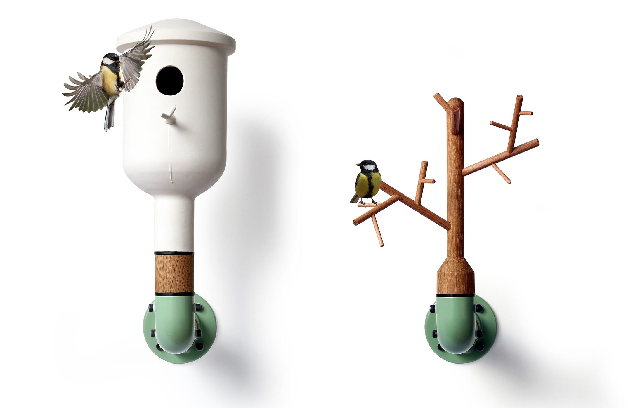 Bird's nest，wood，Home Furnishing，originality，Wall mounted，