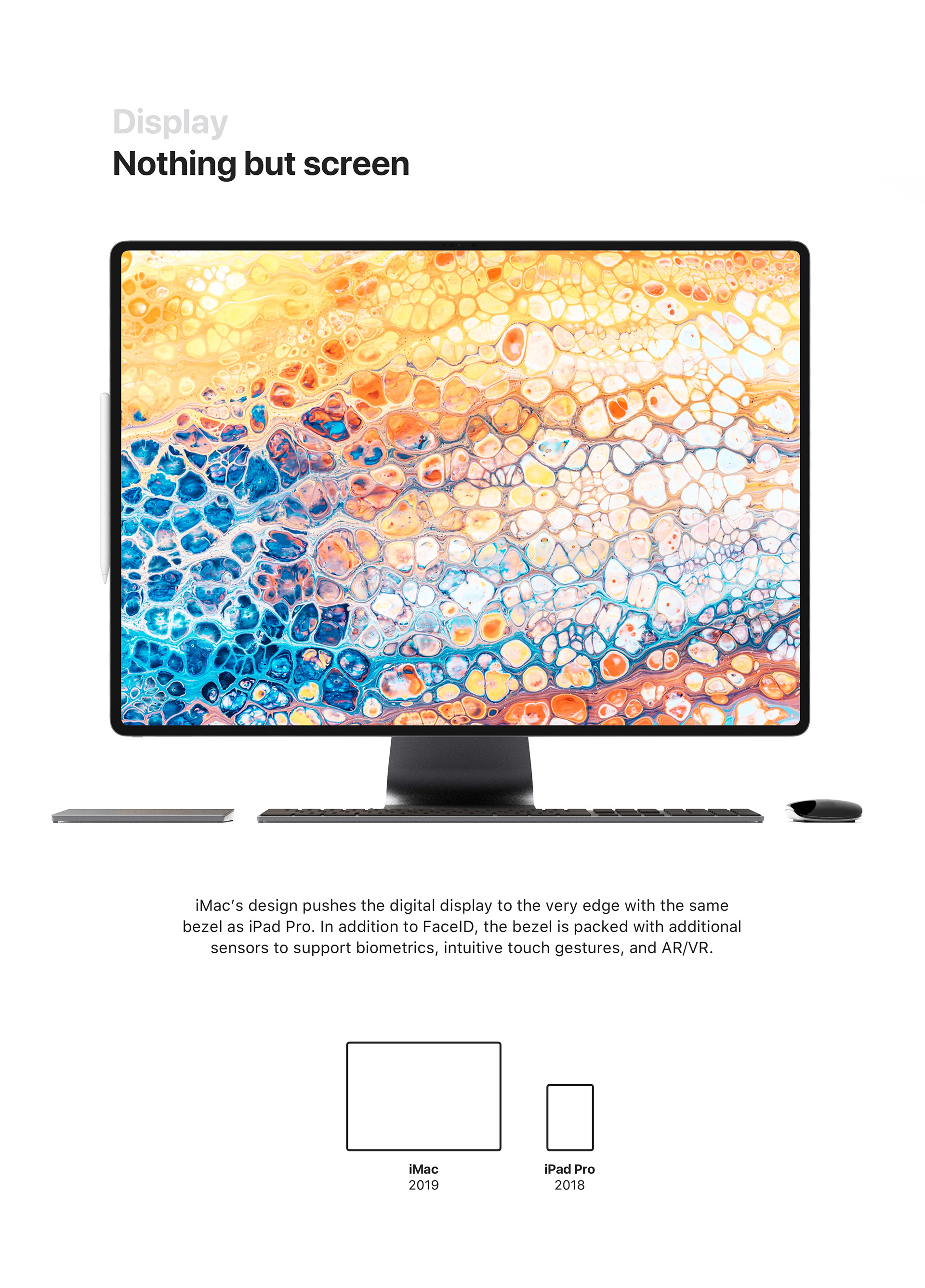 concept，two thousand and nineteen，imac，