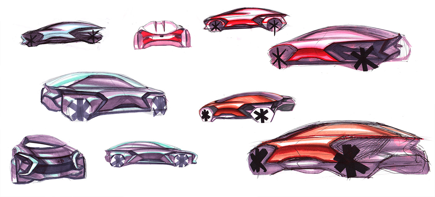 Sports car，new energy，Metal，automobile，