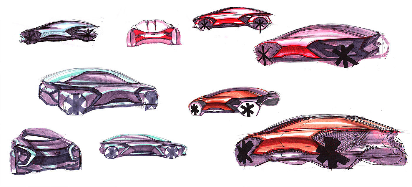 Sports car，new energy，Metal，automobile，