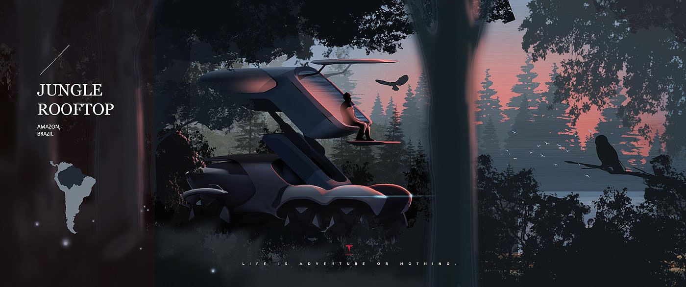 Tesla，Adventure channel，Exploration vehicle，