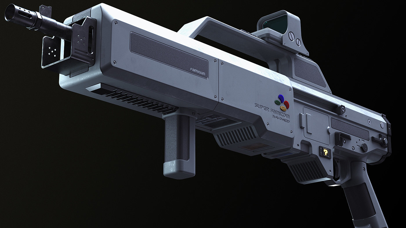 gun，game，fictitious，Super FamiGUN，Nintendo，