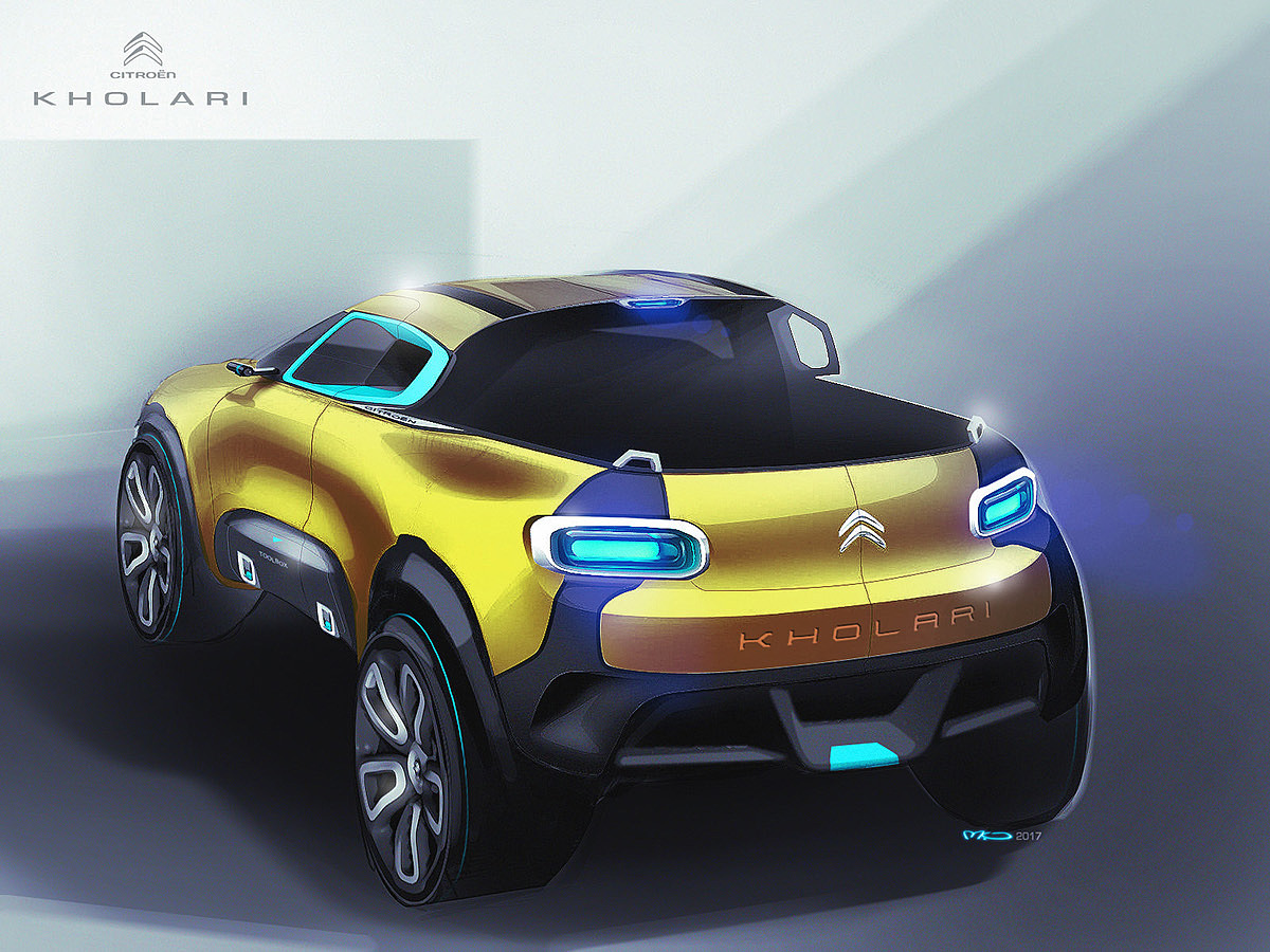 design sketch，2017，Citroen，