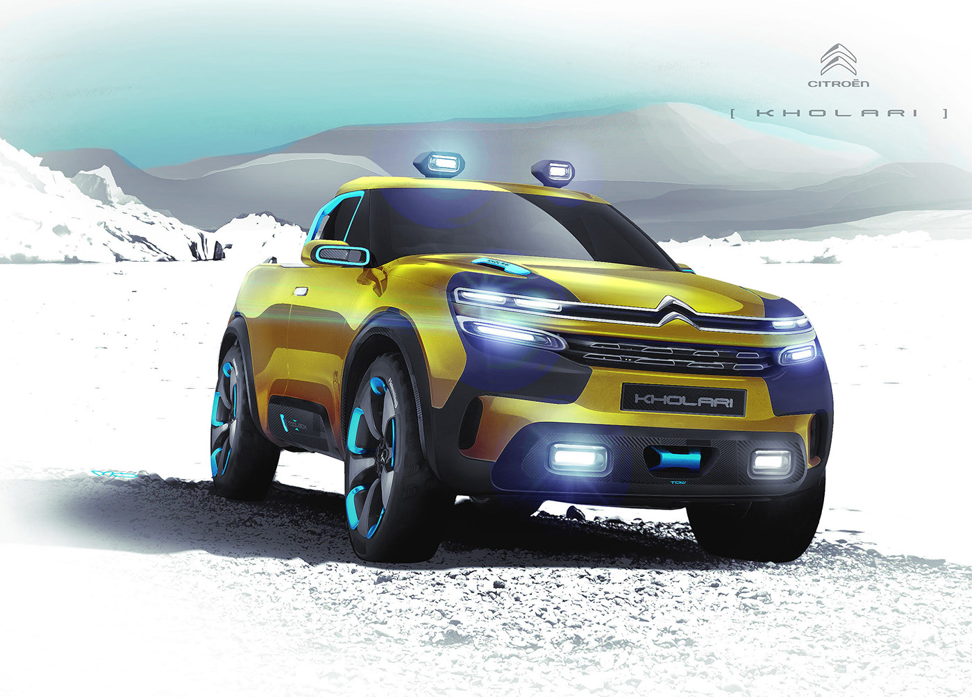 design sketch，2017，Citroen，