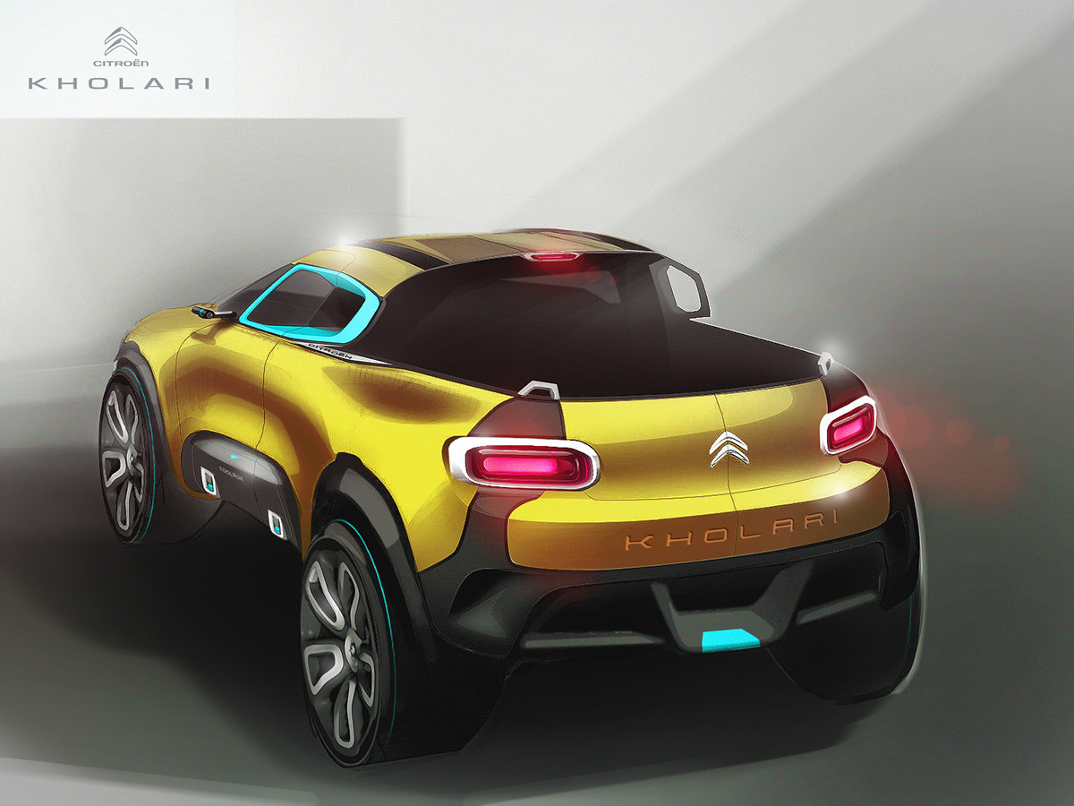 design sketch，2017，Citroen，