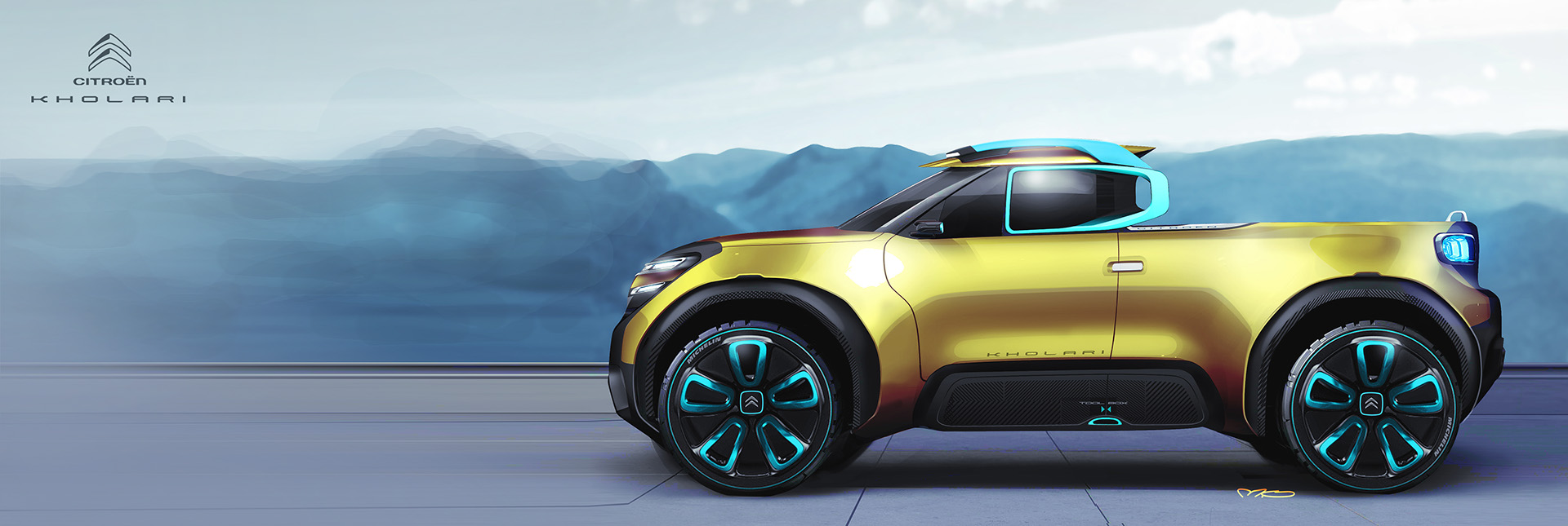 design sketch，2017，Citroen，