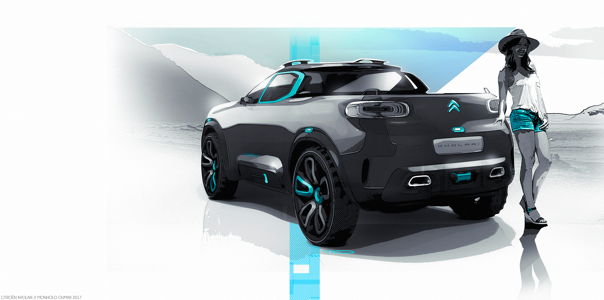 design sketch，2017，Citroen，