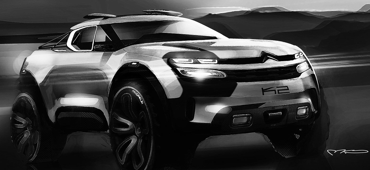 design sketch，2017，Citroen，