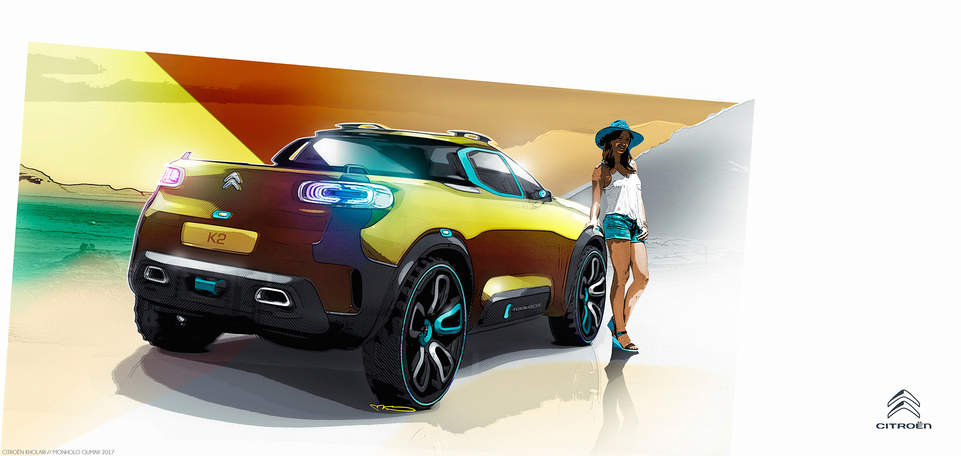 design sketch，2017，Citroen，