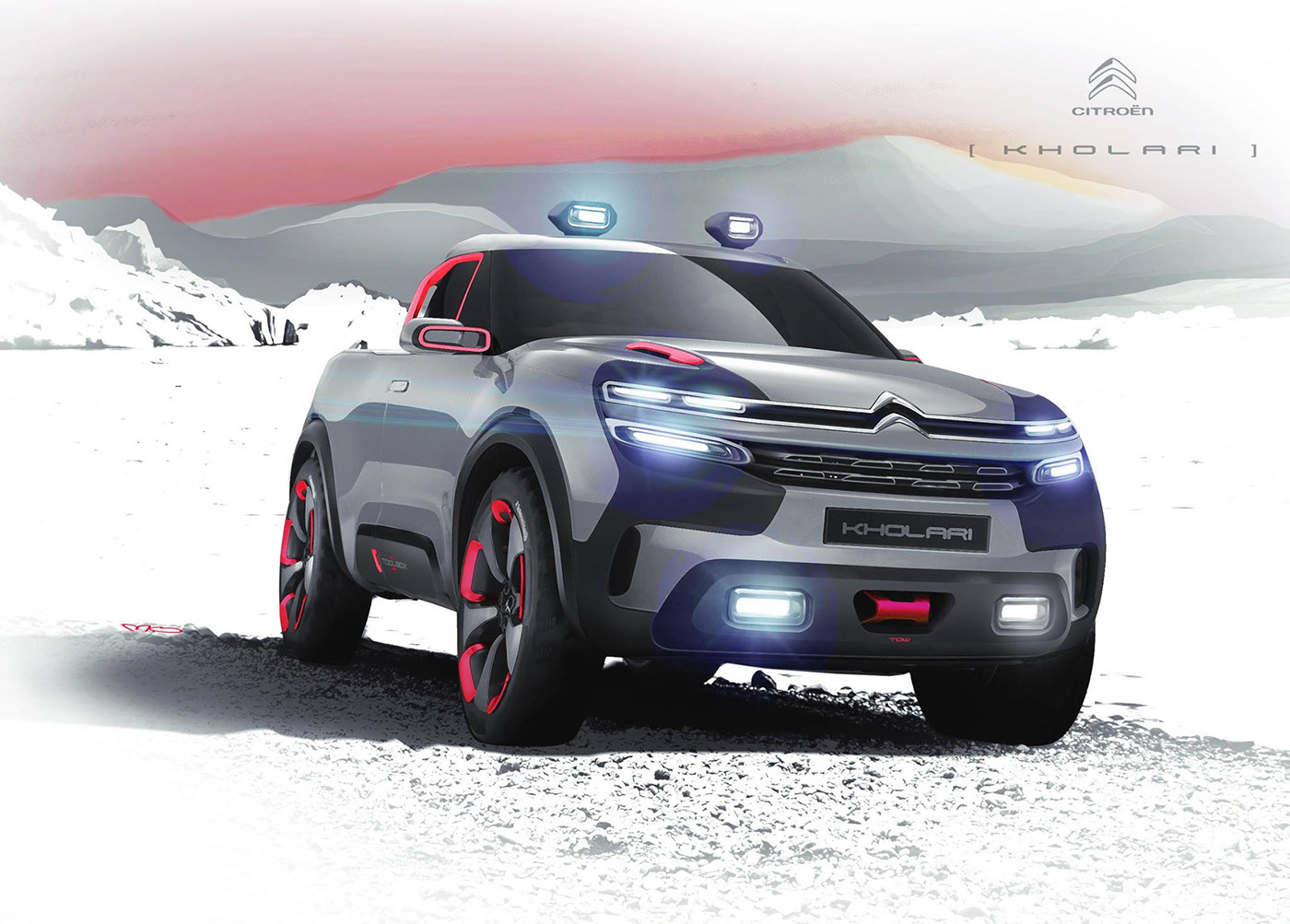 design sketch，2017，Citroen，