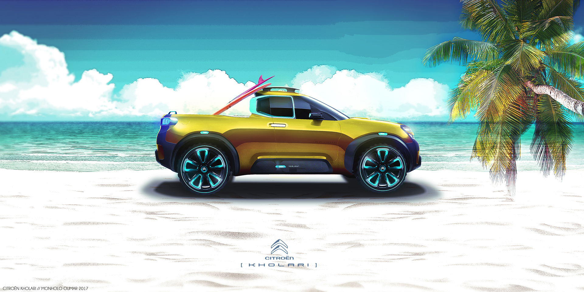 design sketch，2017，Citroen，