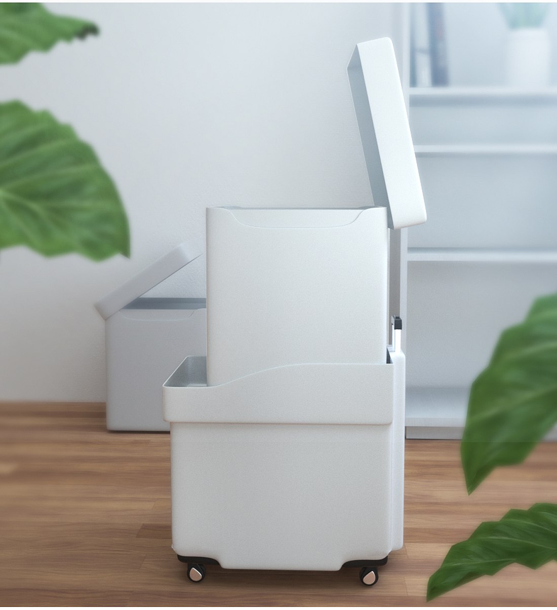 trash can，