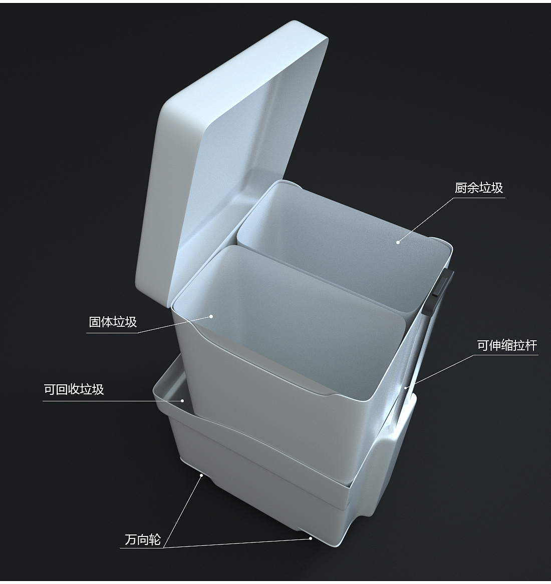 trash can，