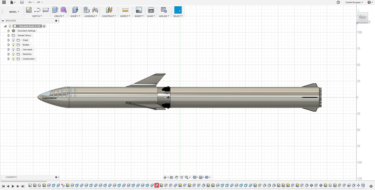 Mars，rocket，Model，Rendering，