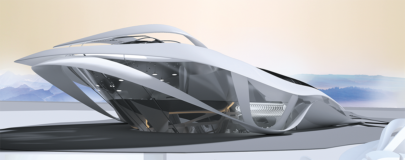 Interior design，concept，Architecture，terminal，