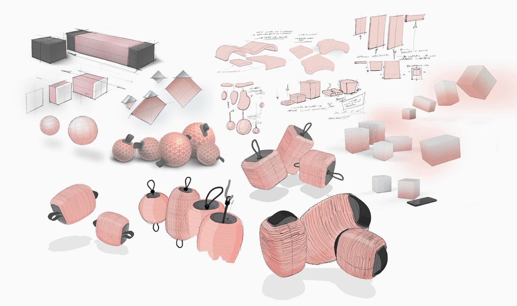 Sound tools，interactive，Physics，product design，intelligence，Shrinkable，