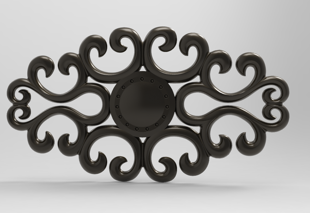 Design of zinc alloy wall flower，