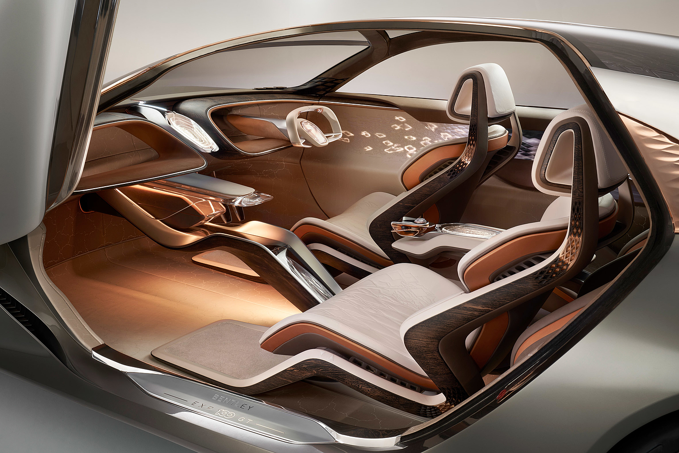 automobile，Electric vehicle，Bentley，Sustainable materials，vehicle，concept，