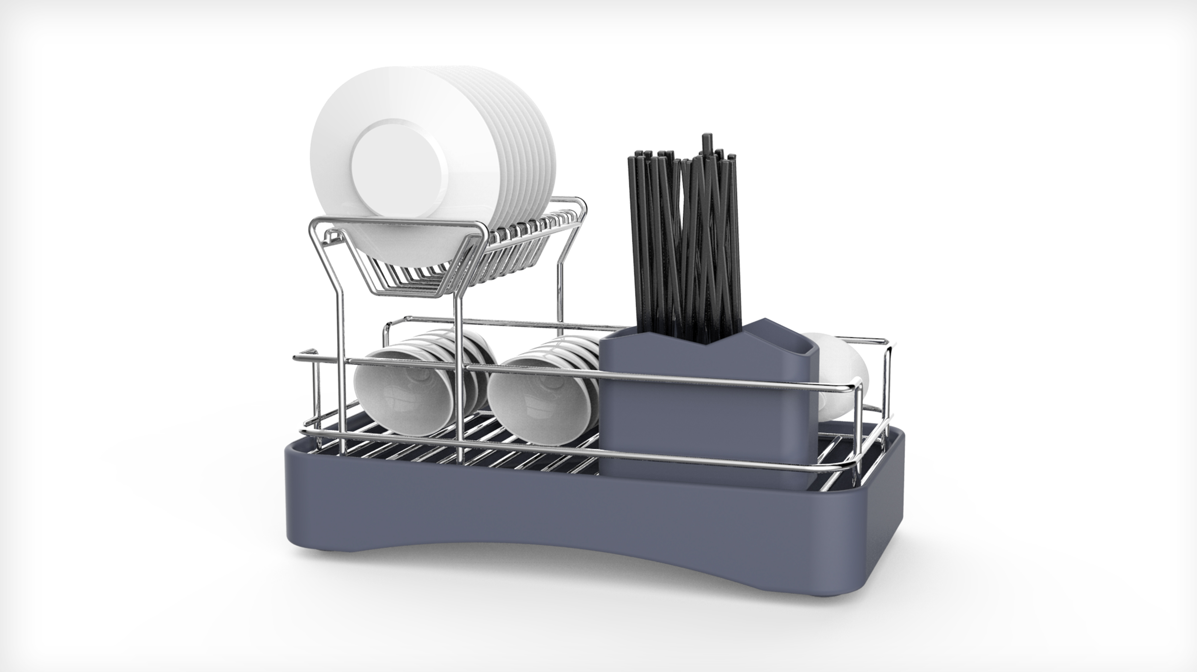 product design，Design of kitchen drain rack，Household commodity design，Storage rack，Dish rack，Kitchen storage rack，