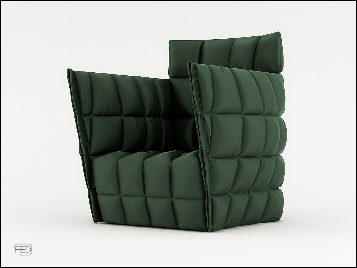 3d，Simplicity，furniture，Armchair，